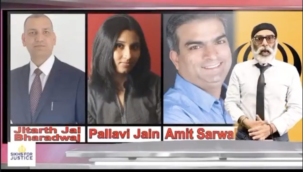 Gurpatwant Singh Pannu, Head of Sikh for Justice, a India designated Khalistan terror group issuing threats to Australian journalists; Image Source; The Australia Today