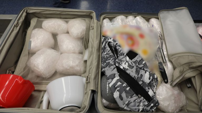 18-year-old US traveller charged with allegedly importing 26kg of meth in suitcases