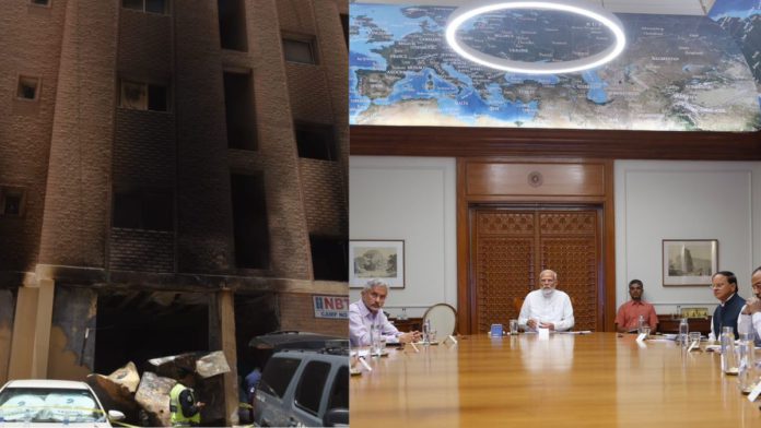 Image: Kuwait fire and GoI meeting (Source: X)
