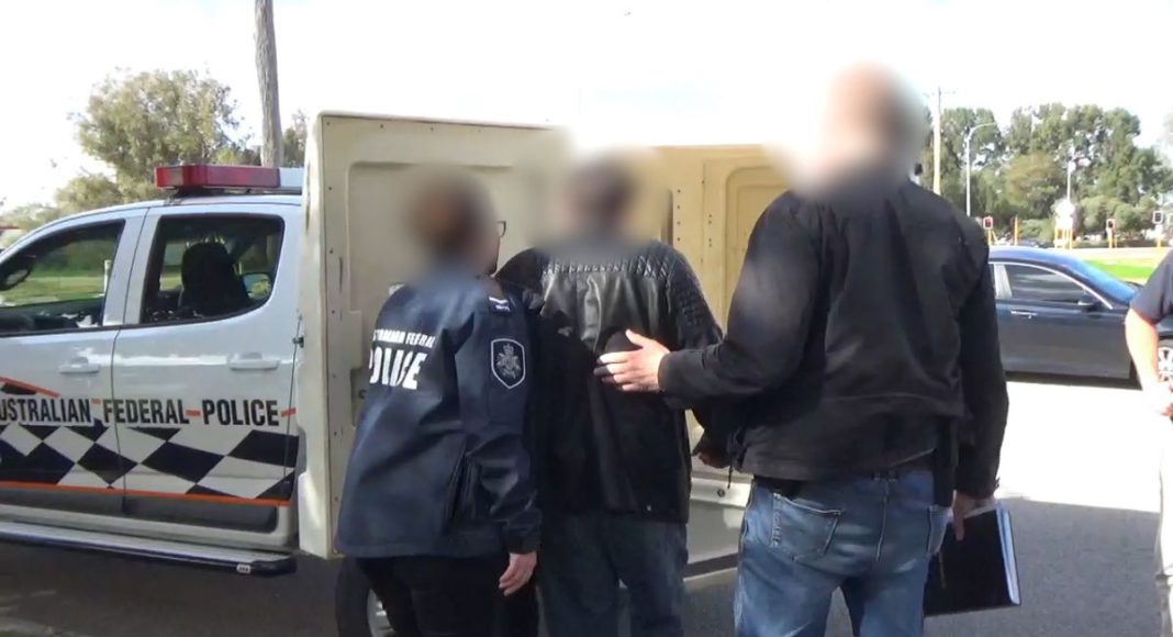 Image: Perth arrest (Source: AFP)