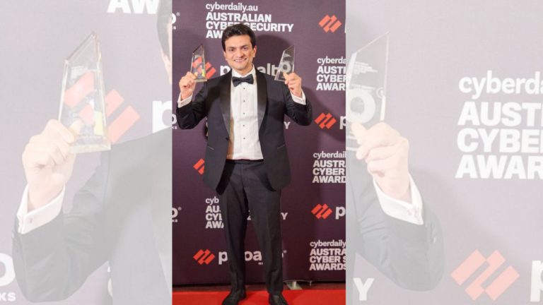 Chirag Joshi wins top accolades at Australian Cyber Security Awards Night