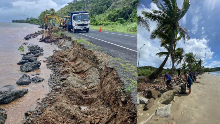 Fiji’s vanishing shores – villagers battle against coastal erosion