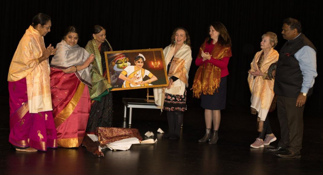 Image: Felicitation of Smt. Tara Rajkumar OAM on her life-time contribution to music and dance in Australia, 8th June 2024 (Source: Facebook - InConcert Music & Laya Vidhya Centre)