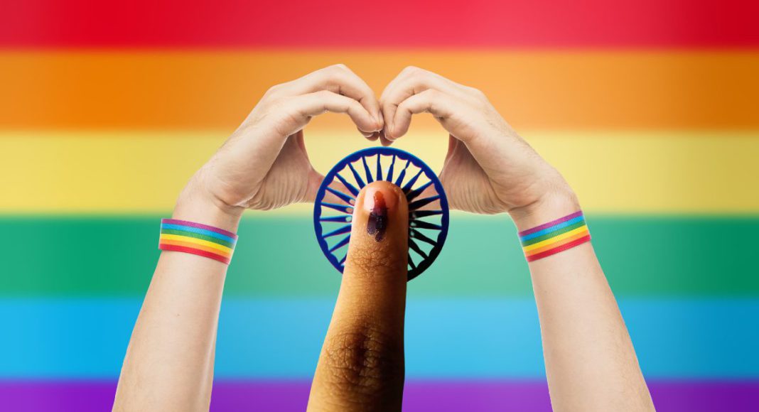India's LGBTQ comunity votes; Image Source @CANVA