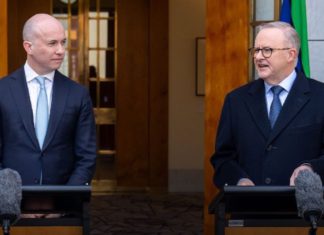 Prime Minister Anthony Albanese with newly appointmented of Chair of the Climate Change Authority (CCA) Matt Kean; Image Source: @PM&C
