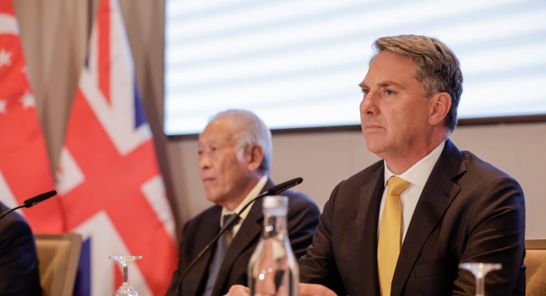 Deputy PM Richard Marles at Shangri-La Dialogue in Singapore: Image Source; X @RichardMarlesMP