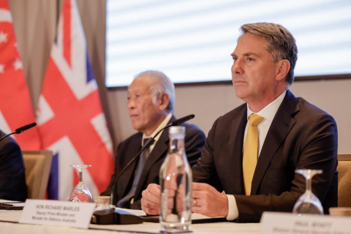 Deputy PM Richard Marles at Shangri-La Dialogue in Singapore: Image Source; X @RichardMarlesMP Deputy PM Richard Marles at Shangri-La Dialogue in Singapore: Image Source; X @RichardMarlesMP