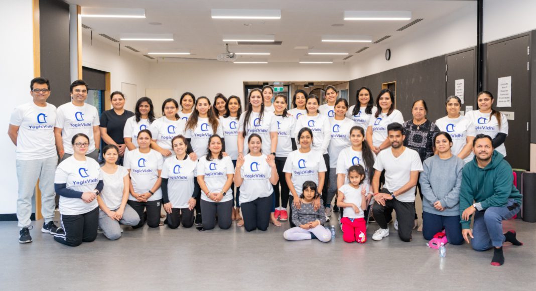 Yoga for Self and Society, conducted by Dr. Vidhi Sirohi, the founder of YogicVidhi Yoga Studio; Image Source: Supplied