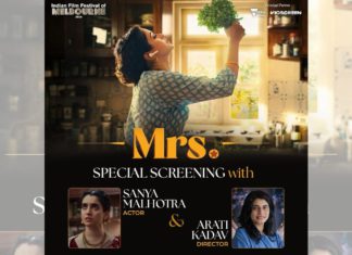Sanya Malhotra’s ‘Mrs’ to Make a Splash at the Indian Film Festival of Melbourne 2024 Sanya Malhotra and Aarti Kadav at IFFM 2024; Image Source- Supplied