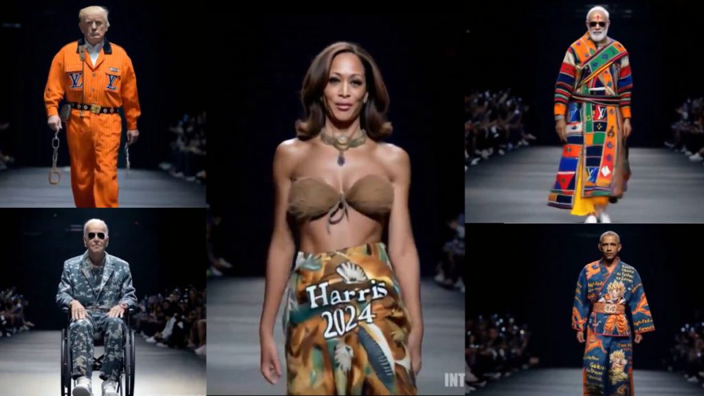 Modi, Trump, Obama, Biden, Kamla Harris walk ramp in AI fashion show, Elon Musk shares video 6 Image Source: Created by TAT Team from Video posted by Elon Musk