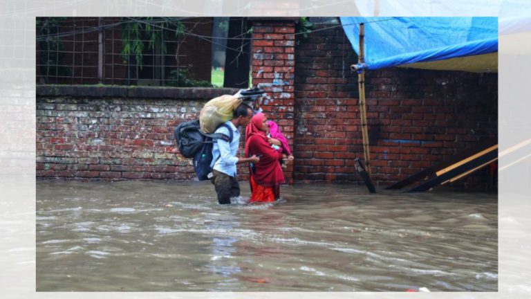 Dhaka’s roads submerged following 6-hour downpour