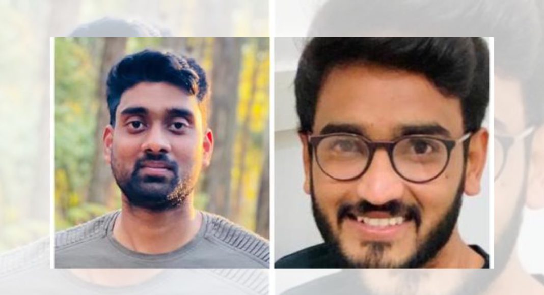 Image: Chaitanya Mupparaju and Surya Teja Bobba (Source: GoFundMe)