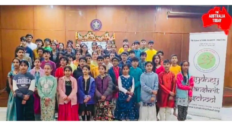 Indian-origin children create history by singing Australian National Anthem in Sanskrit