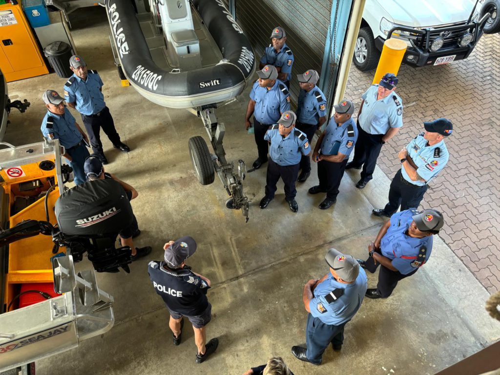 Cadets visit Townsville Water Police facility 56