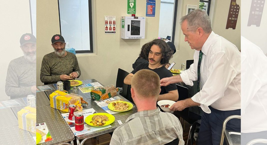 NDIS Minister Bill Shorten with particpants; Image Source; X @billshortenmp