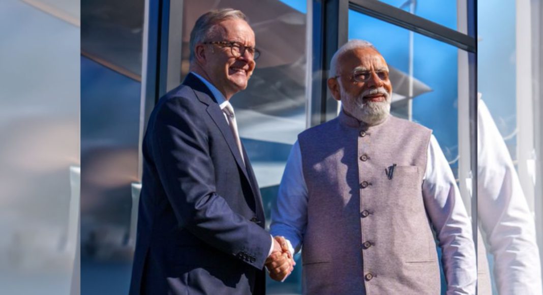 PM Anthony Albanese and Indian PM Narendra Modi; Image Source- Supplied