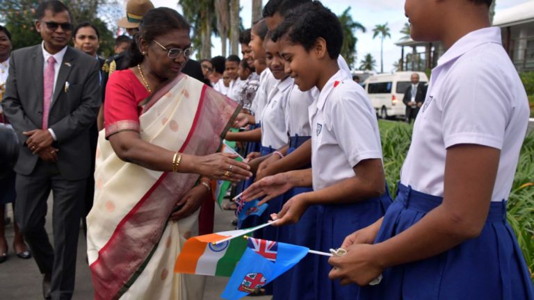 “Bula President”: Droupadi Murmu receives warm traditional Fijian welcome on historic state visit