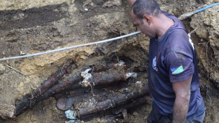 200 unexploded WWII shells uncovered in Solomon Islands capital