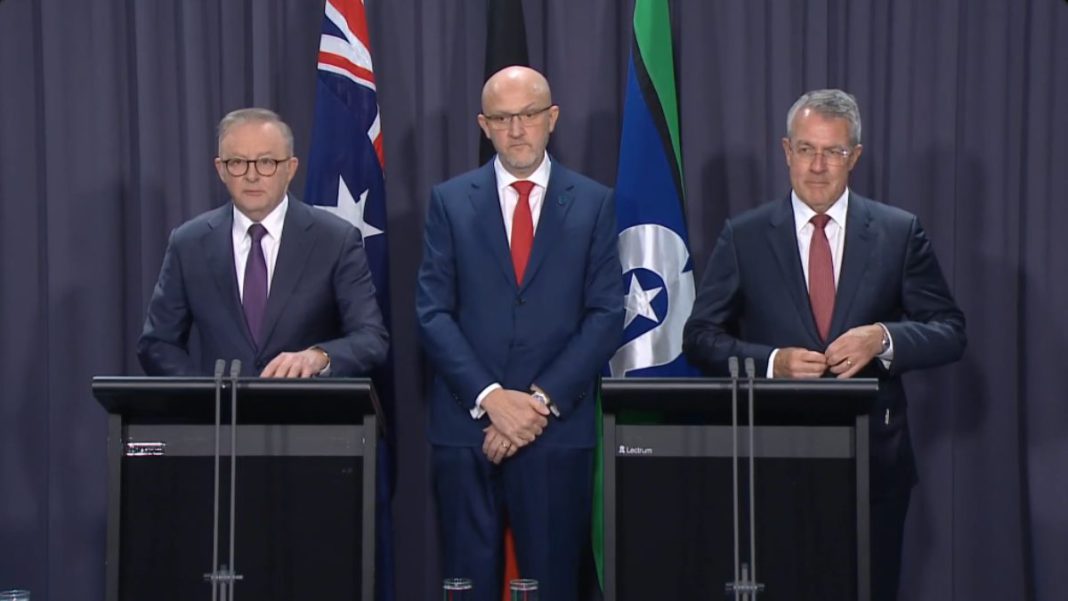 PM Anthony Albanese with ASIO Director-General Mike Burgess; Image Source: The Australia Today