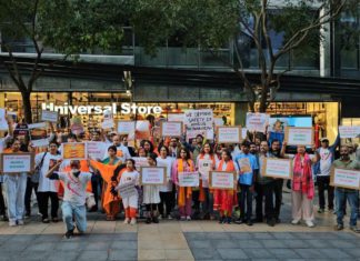 Brisbane Demonstration Demands Global Action Against Violence Towards Hindus in Bangladesh Image Source: Supplied