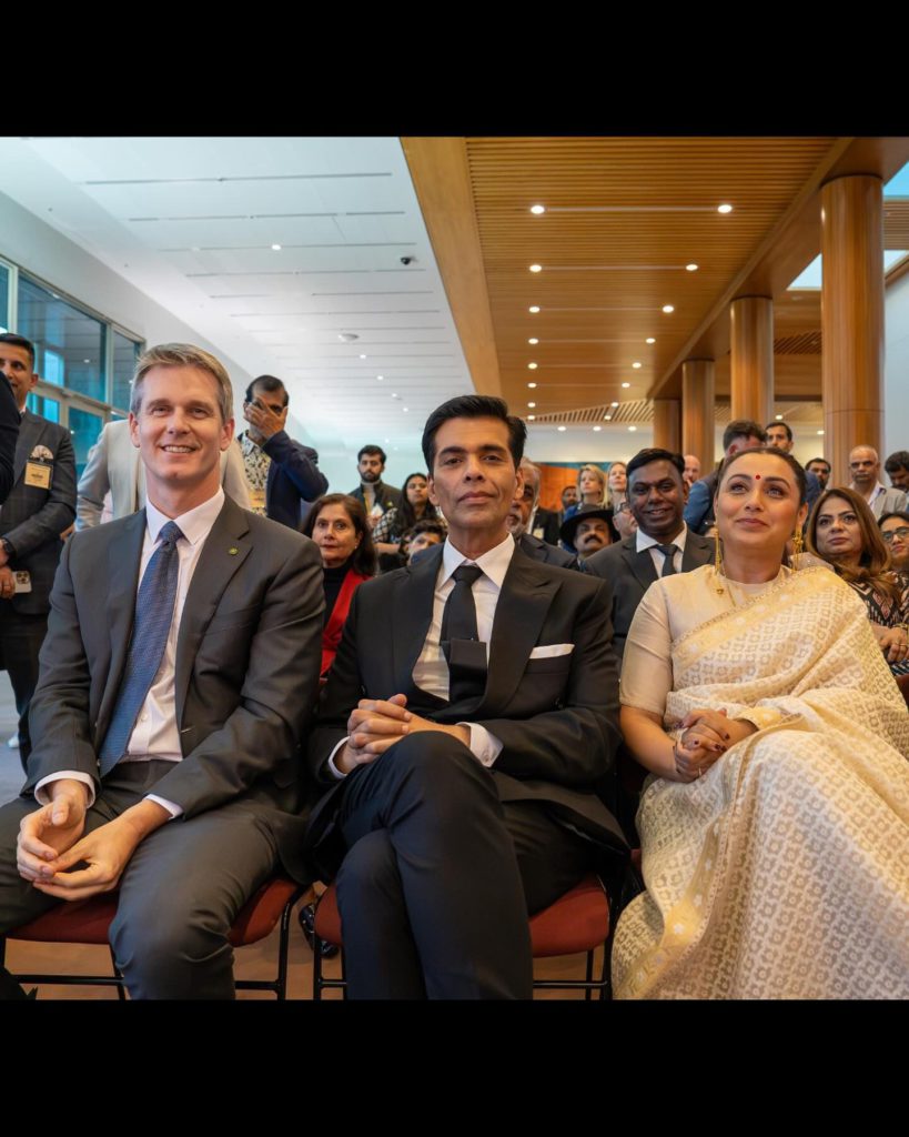 IFFM 2024: Celebrating Indian Cinema Rani Mukerji Unveils 'Yash Chopra Commemorative Stamp' at Australian Parliament 5 image 2 5