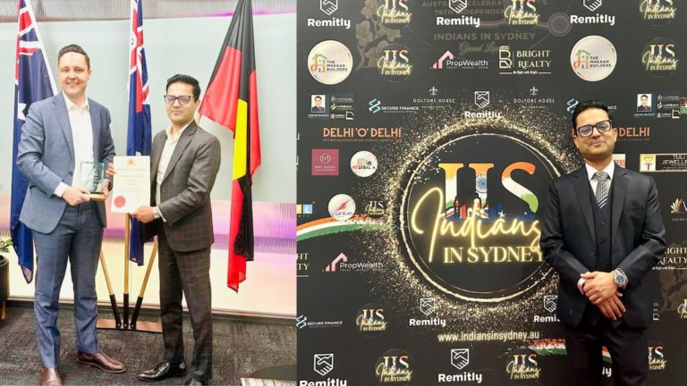 Nadeem Ahmed receives Community Service Award for unifying the Indian-Australian diaspora