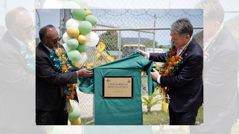 Australia and Vanuatu strengthen security ties with official opening of Cook Barracks