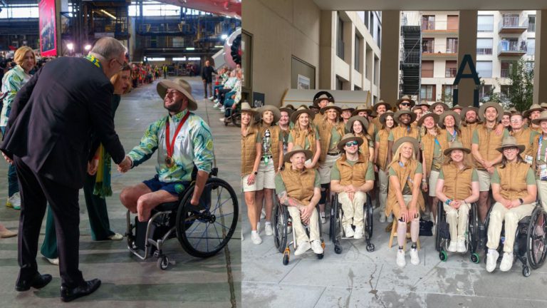 Hero’s welcome as Australia’s paralympians return from Paris