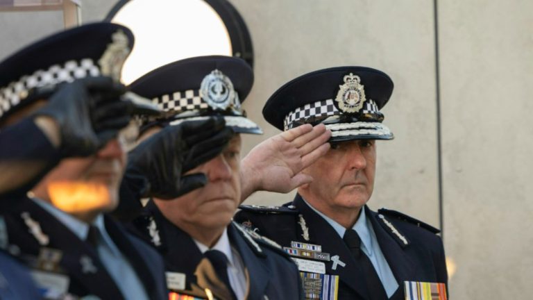 Australia honours police officers who gave their lives in service