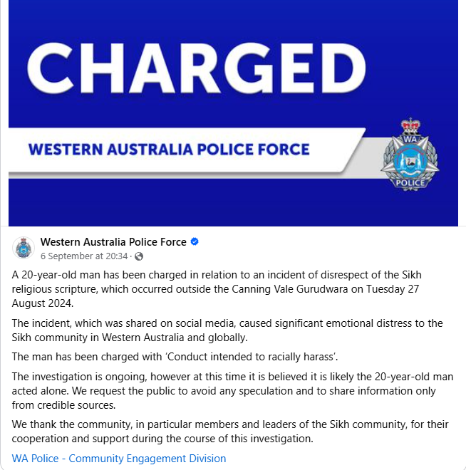 Perth Gutka Police release 4