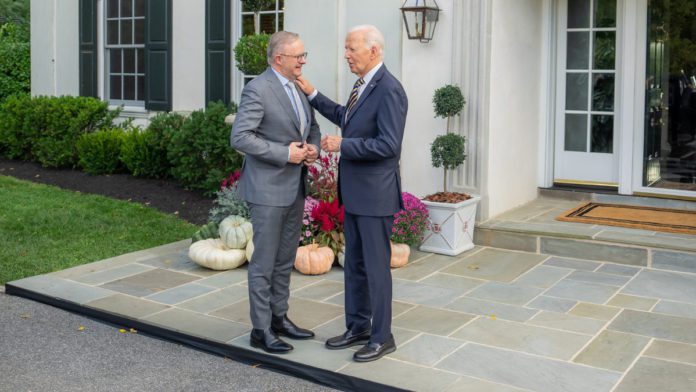 PM Anthony Albanese and President Biden; Image Source: Supplied