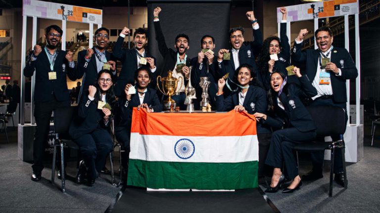 Team India Shines in Chess Olympiad, Wins Historic Double Gold in Men’s and Women’s Competitions