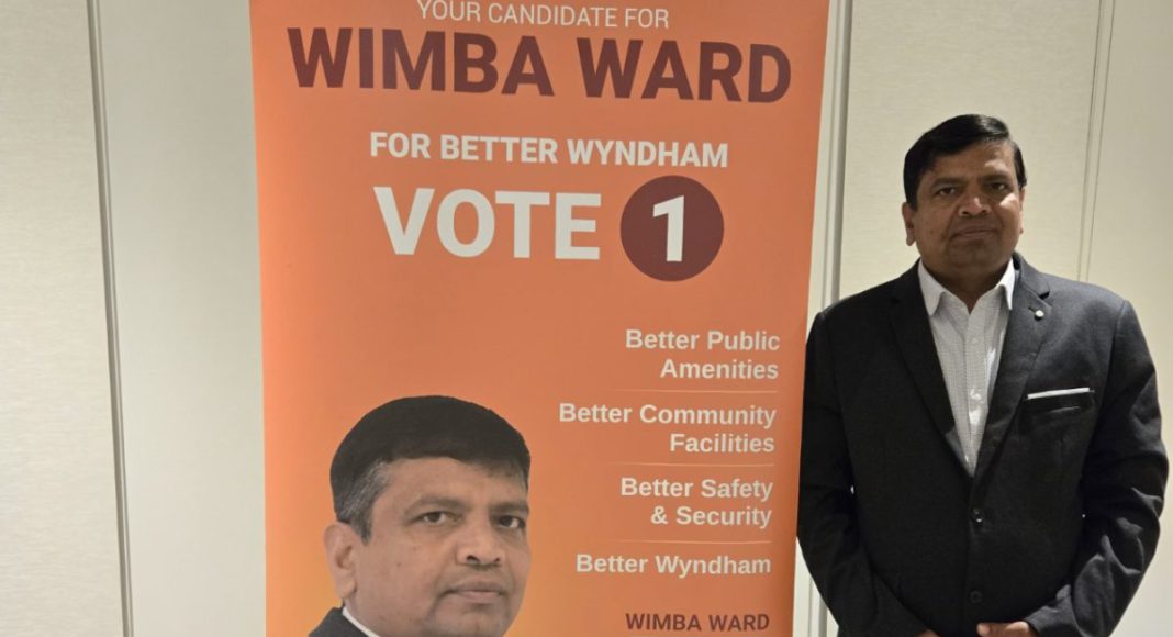 Satish Patel, Wimba Ward Candidate, Wyndham Council; Image Source: Supplied