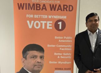 Satish Patel, Wimba Ward Candidate, Wyndham Council; Image Source: Supplied