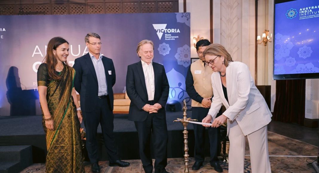 Premier Jacinta Allan in New Delhi: Image Source: Premier's Office Media