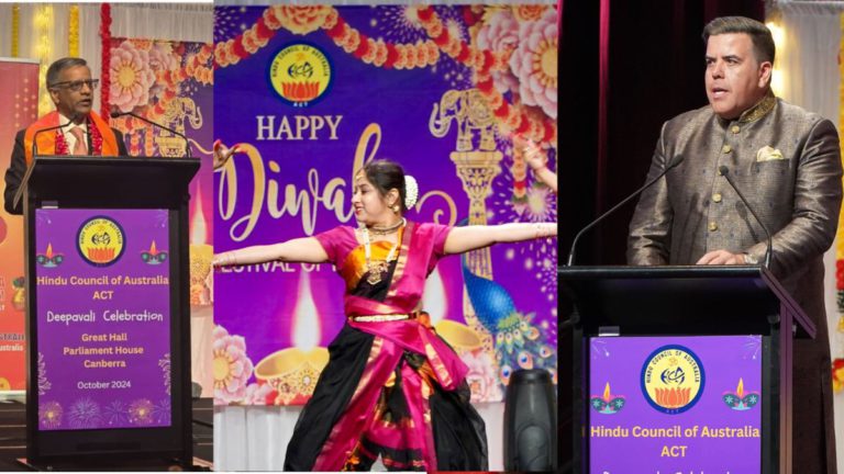 Vibrant Diwali celebrations light up Australia’s Parliament