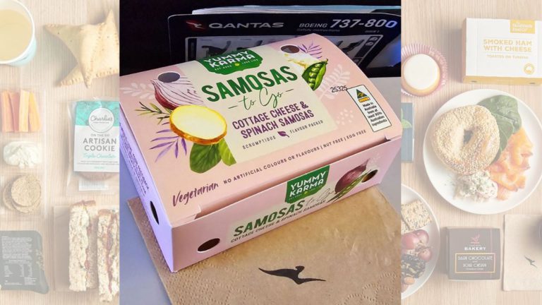 Qantas introduces Indian samosas in new domestic menu