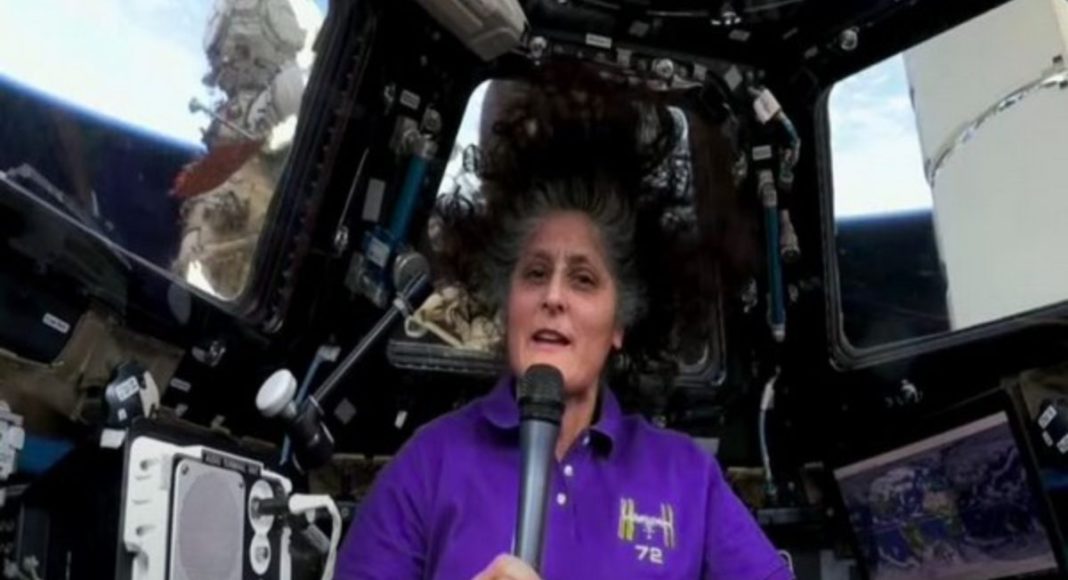 Sunita Williams Diwali Message; Image Source- NASA