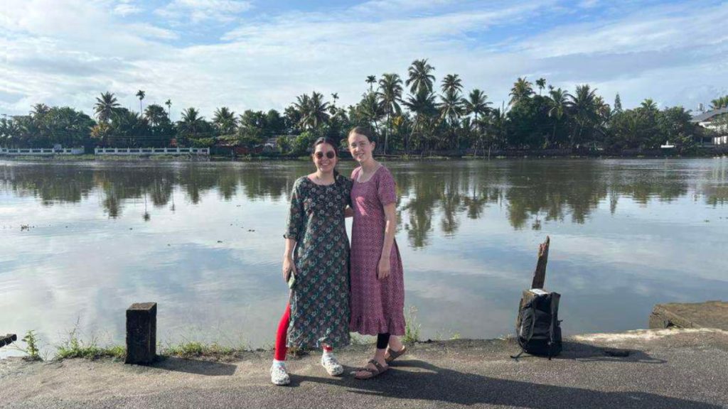 Students Juliette Lewis and Rylee Donald; Image Source: CQU