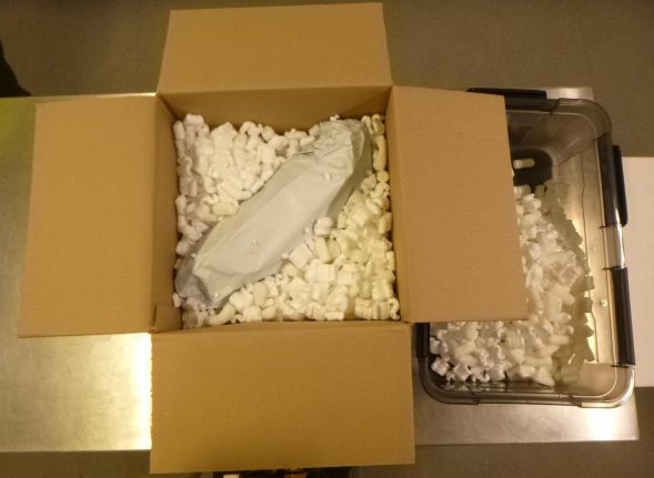 Two men charged, 16kg of drugs and over $10,000 in illicit cash seized 1 intercepted package 1