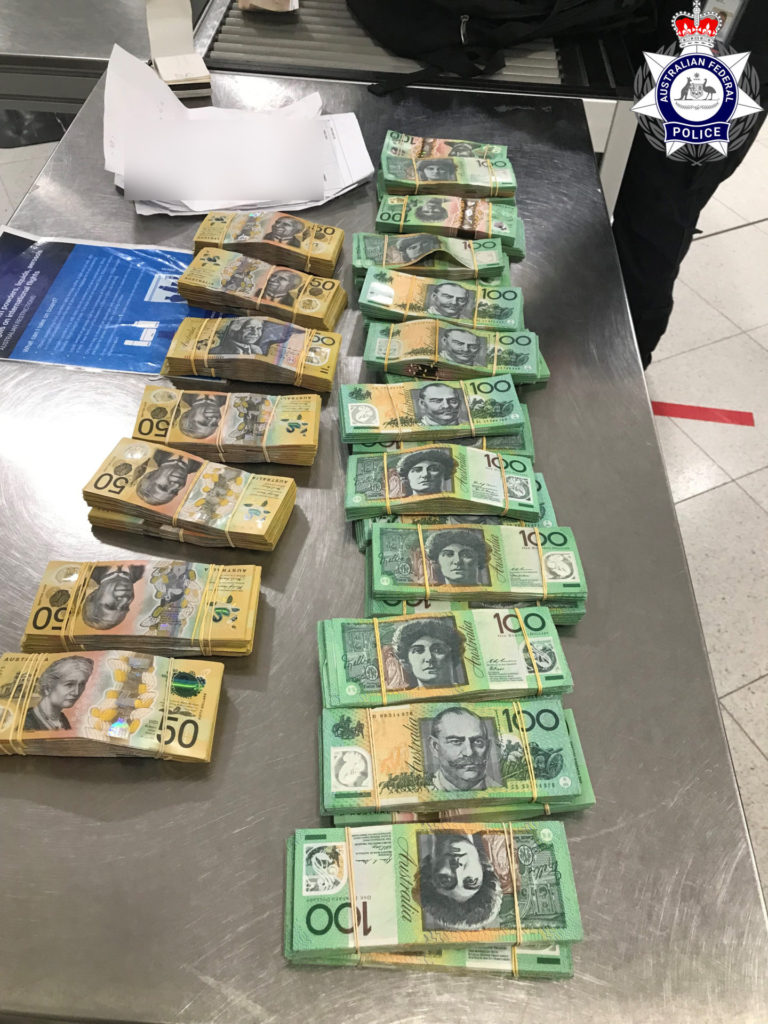 AFP cash search Perth Airport 2 2