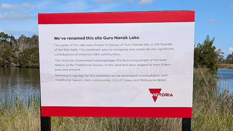 Locals launch petition against government’s decision to rename Melbourne’s lake after Guru Nanak Dev Ji
