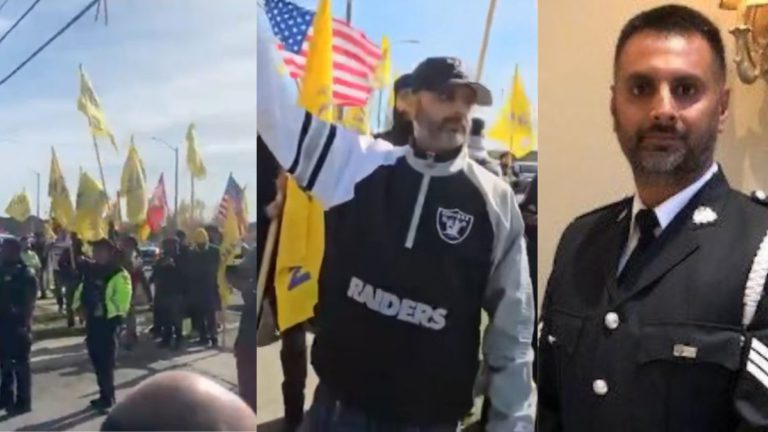 Canadian police officer suspended after allegedly joining pro-Khalistan violent protest outside Hindu temple