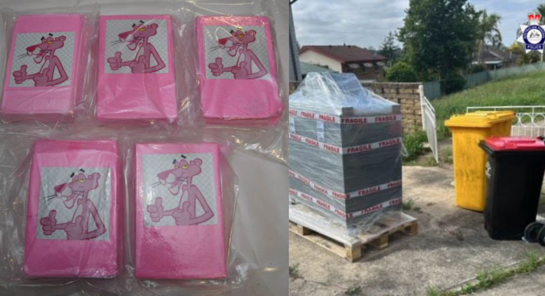 Image: Pink cocaine (Source: AFP)