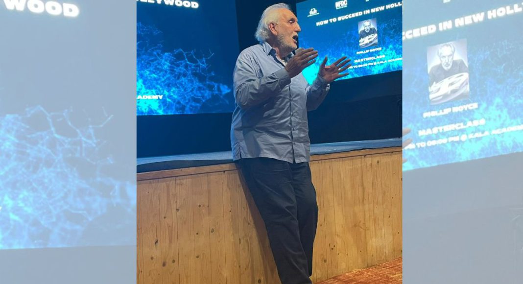 Image: Australian filmmaker Phillip Noyce at the 55th International Film Festival of India (IFFI) in Goa (Source: AUS CG - X)