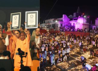 India’s Ayodhya Deepotsav sets two Guinness records with 2.5 million diyas and largest aarti in the world