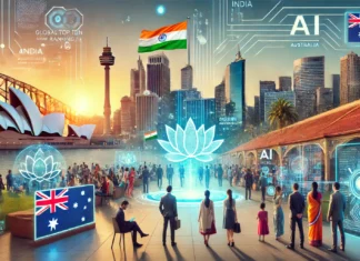 India Among Top Ten in Global AI Ranking; Australia at 15th Spot with Strong Cybersecurity Potential Image Created with AI by The Australia Today team