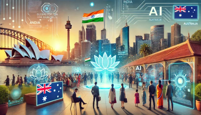 India Among Top Ten in Global AI Ranking; Australia at 15th Spot with Strong Cybersecurity Potential