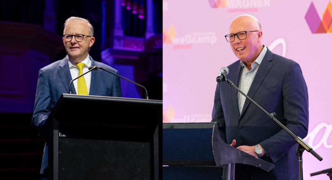 PM Anthony Albanese and Leader of Opposition Peter Dutton; Image Source; Supplied