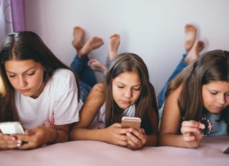 Young Girls on Social Media; Image Source- CANVA